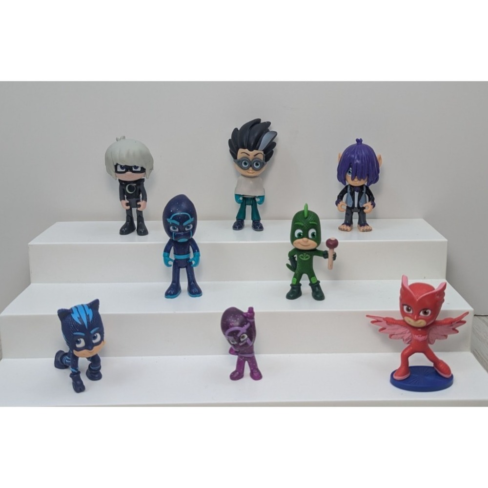 PJ Masks toy figures lot Catboy Lunaβ Girl Gekko Owlette Romeo Wolfie Ninjalinos